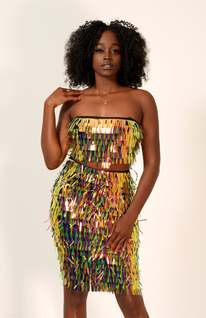 Missing Pieces Skirt Set