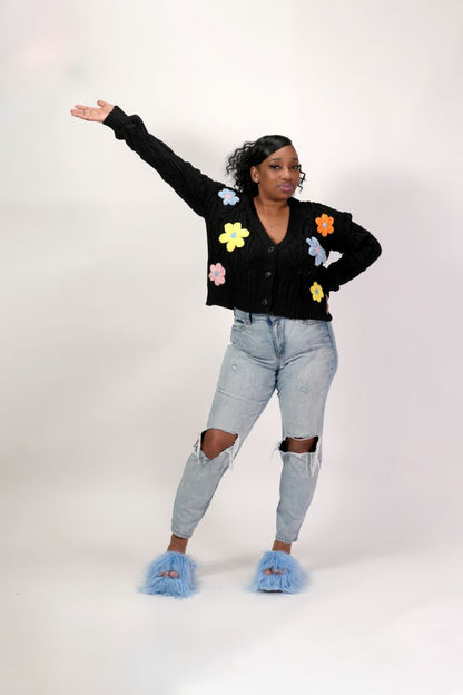 The Flower Knitted Cardigan