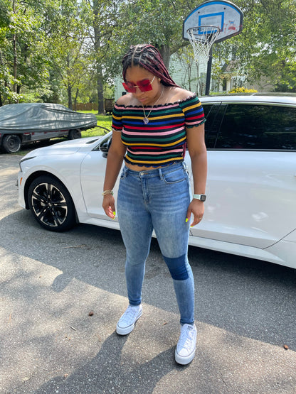Diva Stripes Top