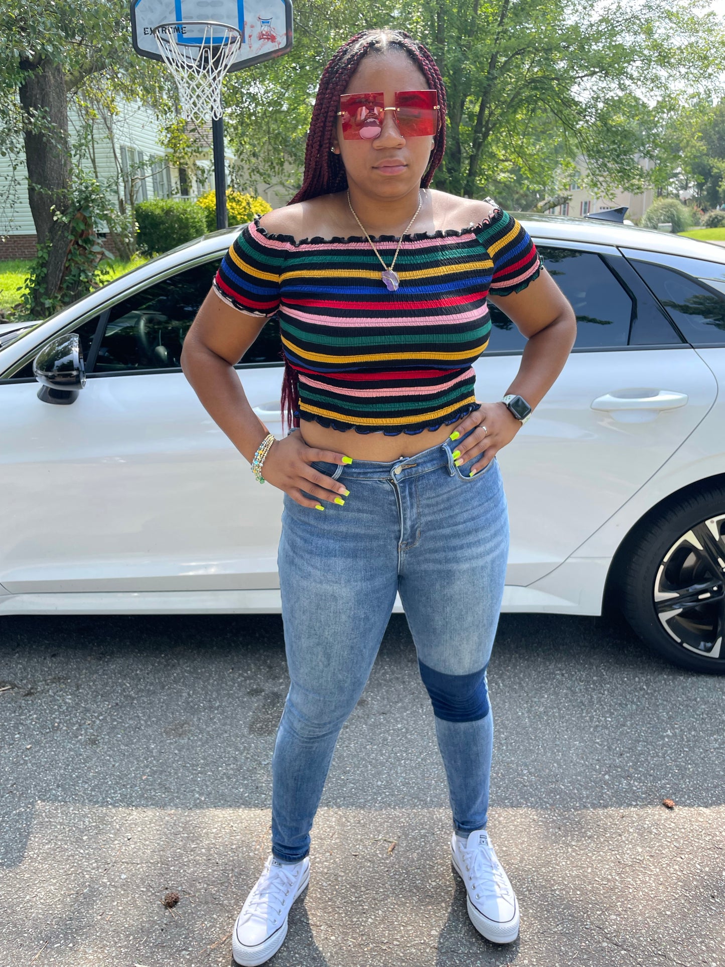 Diva Stripes Top